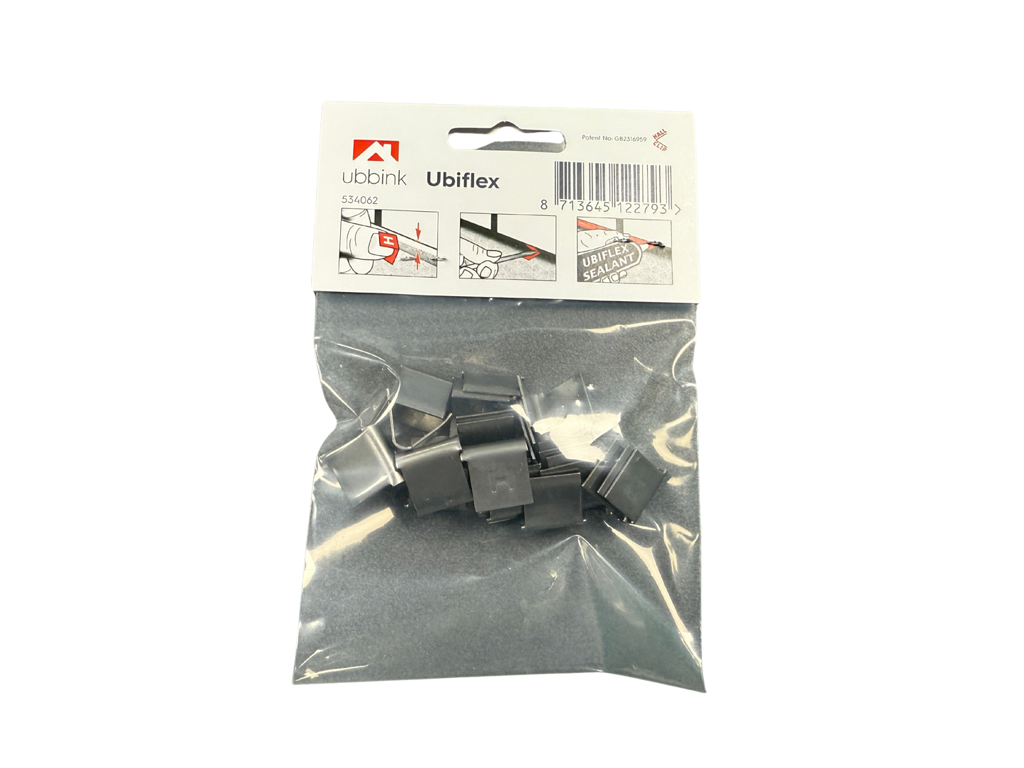 Ubiflex lead-free flashing joint fixing clips (hall clips)