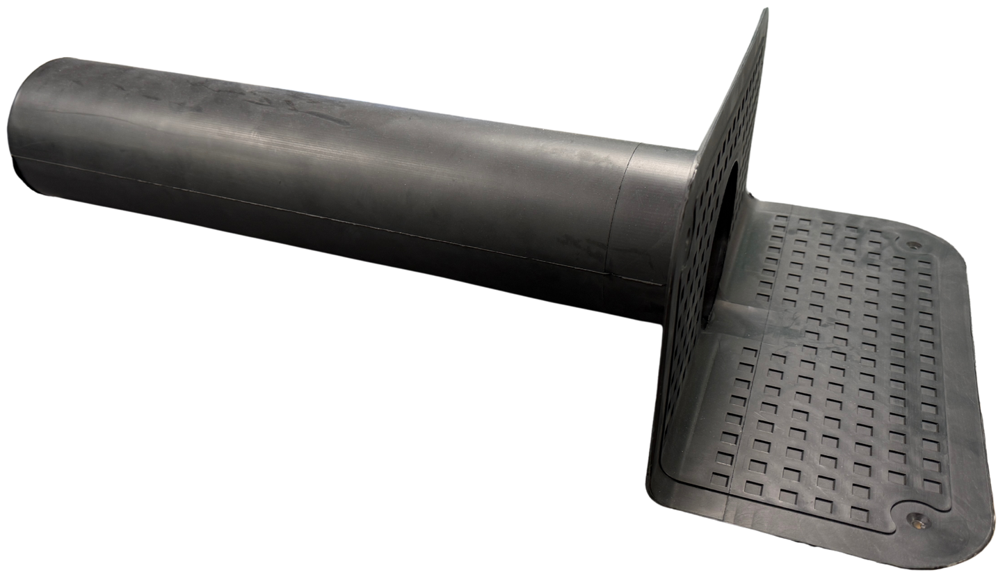 TPE Round Through-Wall / Parapet Outlet (63-125mm)