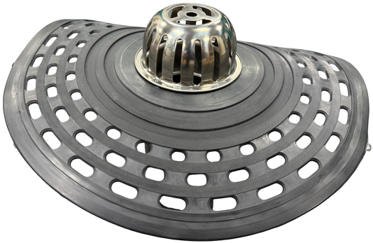 Stainless Steel Outlet Leaf Guard (50–110mm)