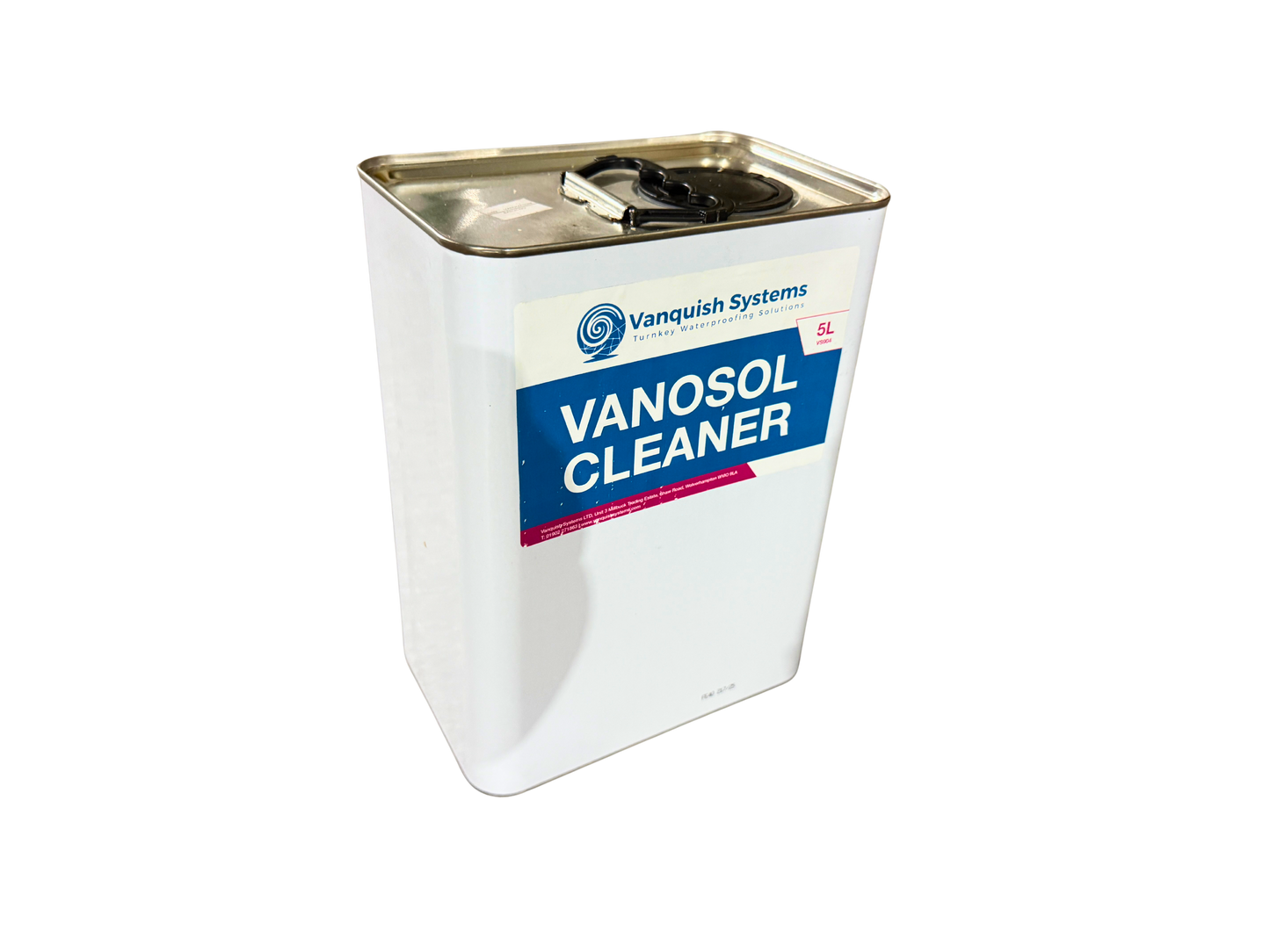 Low odour solvent tool cleaner in container