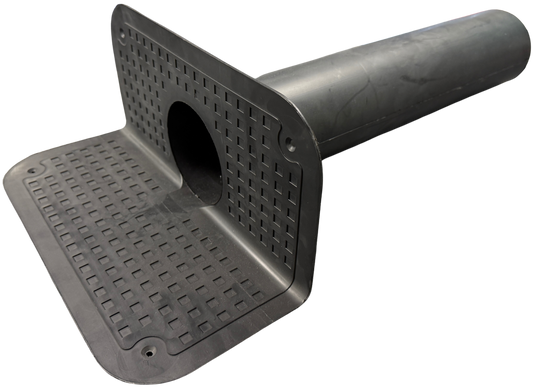 TPE Round Through-Wall / Parapet Outlet (63-125mm)