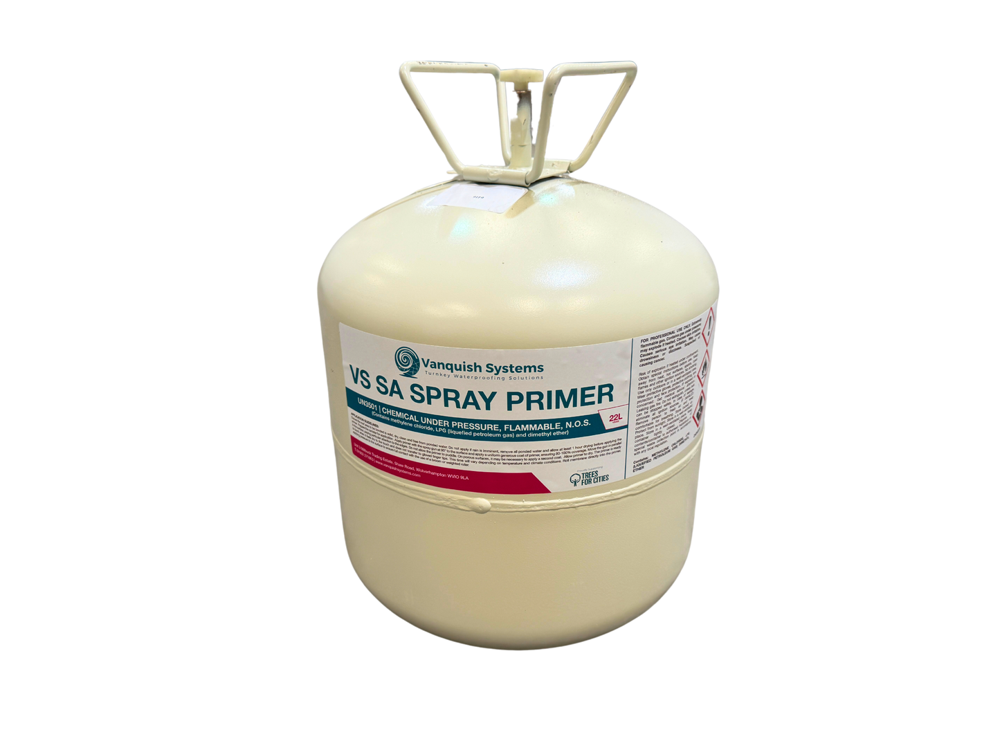 canister of self adhesive roof primer 