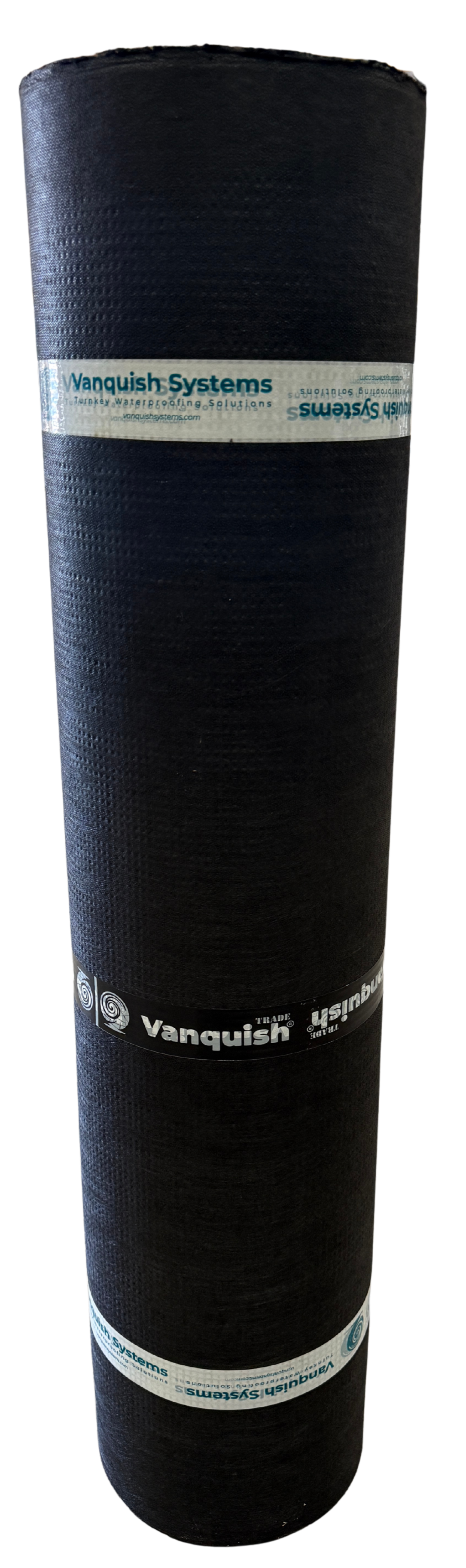 Bituminous roofing membrane roll for flat roof waterproofing
