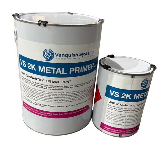 Vanquish 2K Metal Primer epoxy-PVB primer for metal substrates and liquid waterproofing systems