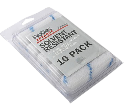 ProDec Advance Solvent-Resistant 4" Paint Roller Sleeves (Pack of 10)