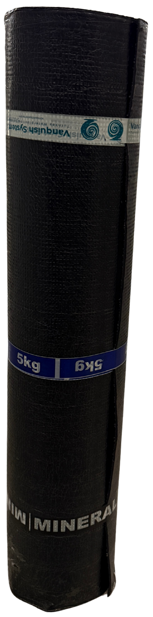 Bituminous roofing membrane roll for flat roof waterproofing
