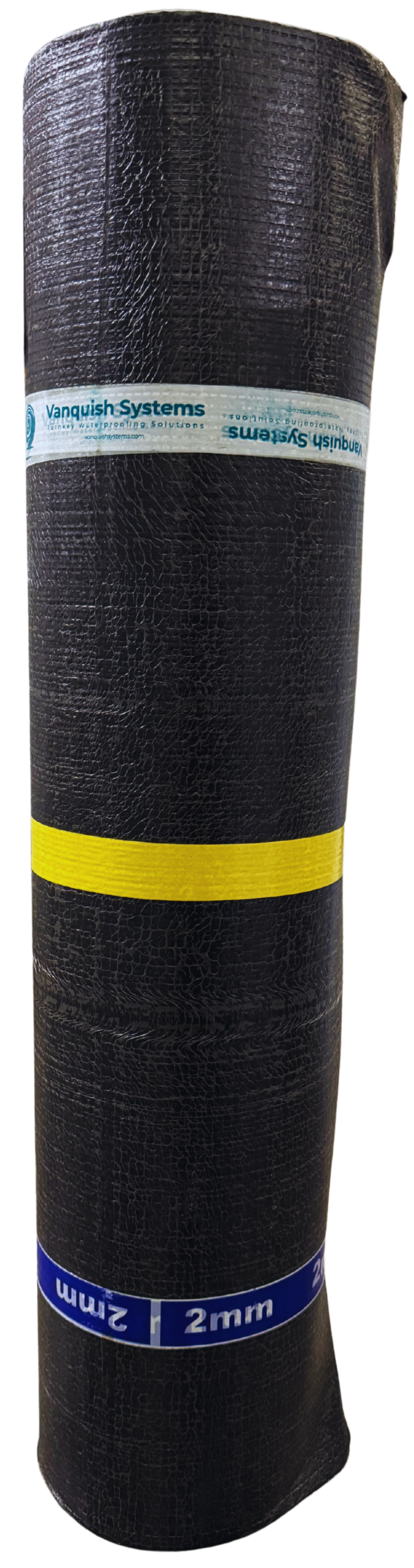 Bituminous roofing membrane roll for flat roof waterproofing