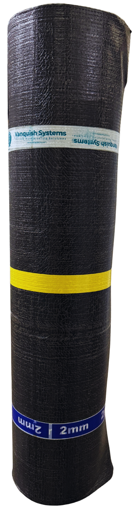Bituminous roofing membrane roll for flat roof waterproofing