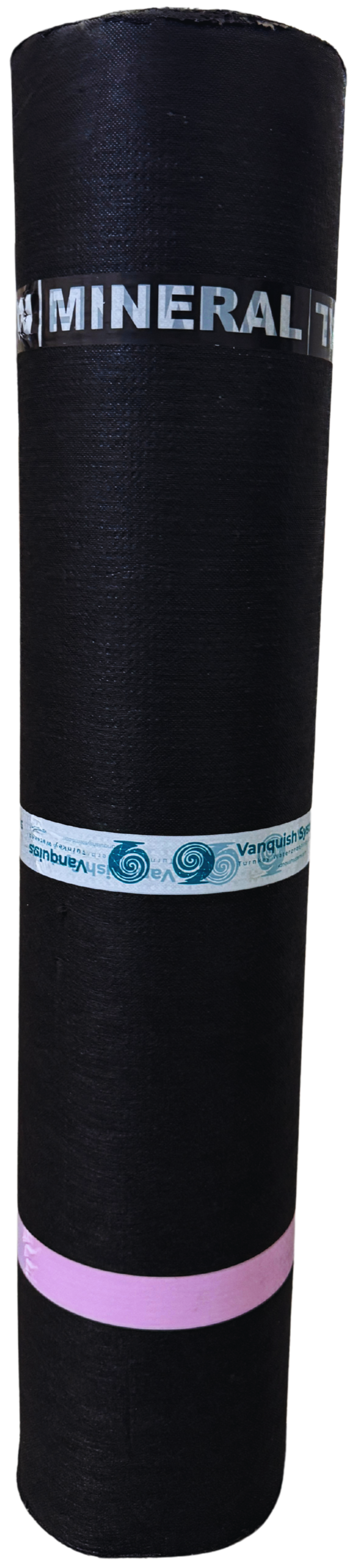 Bituminous roofing membrane roll for flat roof waterproofing