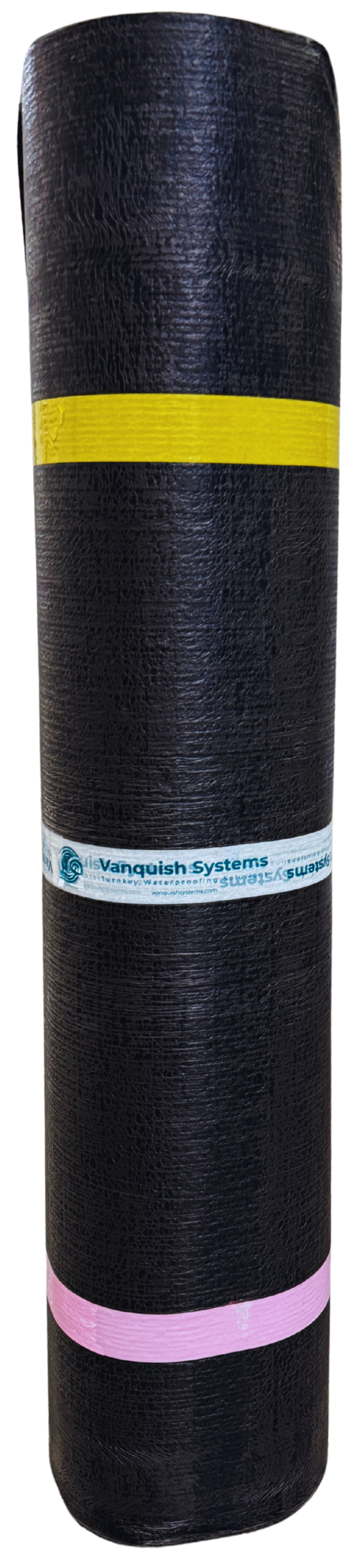 Bituminous roofing membrane roll for flat roof waterproofing