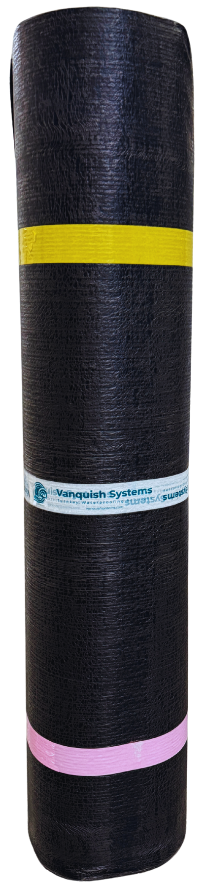 Bituminous roofing membrane roll for flat roof waterproofing