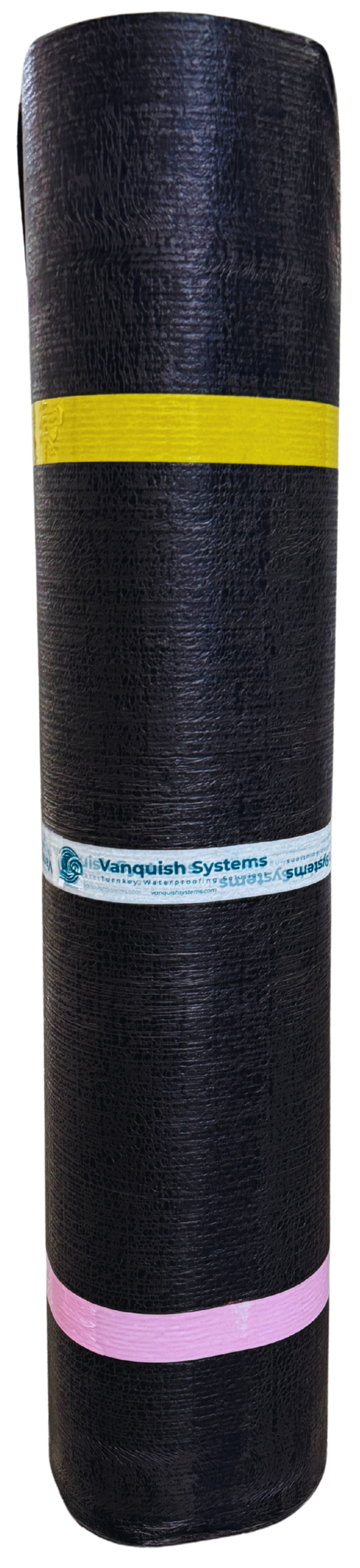 Bituminous roofing membrane roll for flat roof waterproofing